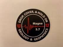 Magna Earthquake Sticker